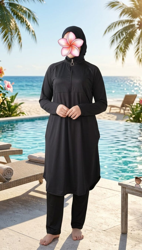 🌴 بوركيني Golden Summer - 3 قطع